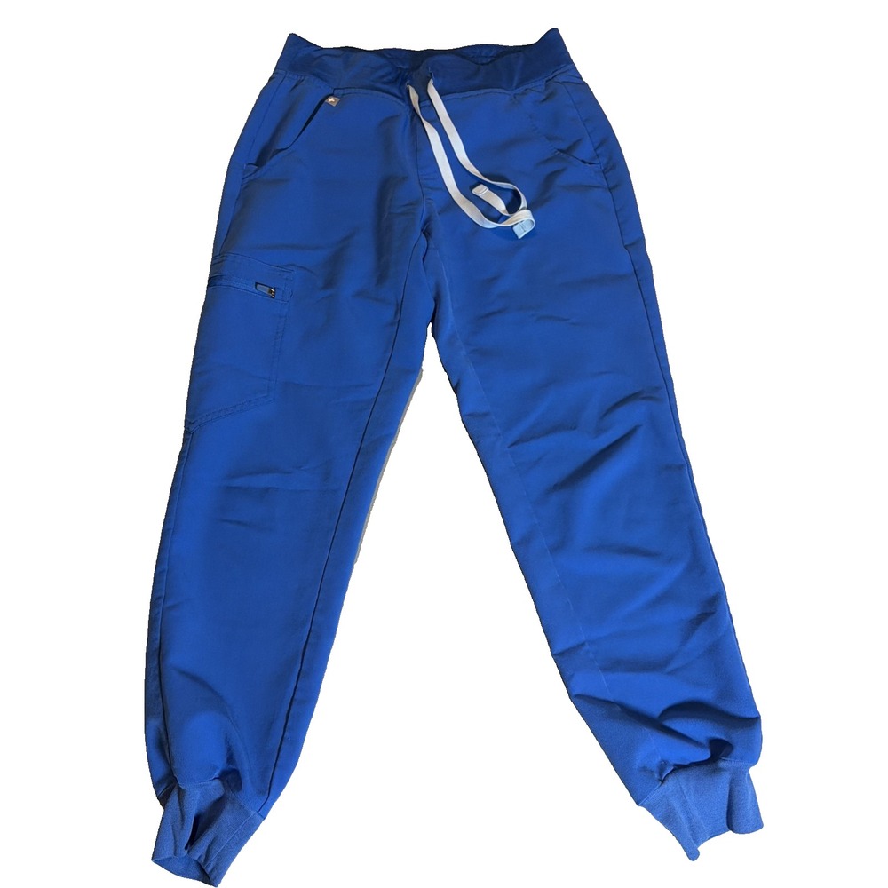 FIGS Women's Size XS Petite Zamora Scrub Pants Royal Blue